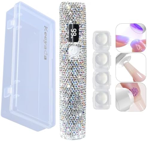 Keeyada portable nail dryer with digital battery display