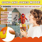 Gagster interactive mimicking toy packaging box displaying product features