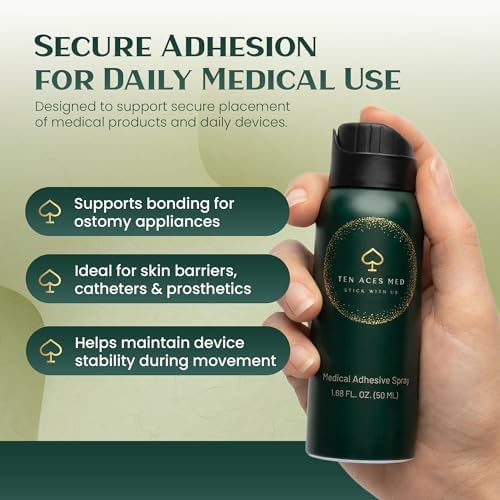 Ten Aces Medical Adhesive Spray 360 degree nozzle application for medical devices