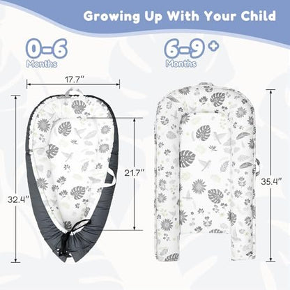 Soft breathable fabric texture of Hychyaya infant nest