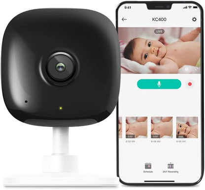 Kasa 1080p Indoor Wired Security Camera - Works as a Baby Monitor & Pet Camera, Motion Detection & Tracking, 2-Way Audio, Night Vision, Subscription-Free Local Storage or Optional Cloud, EC60 - Image 5