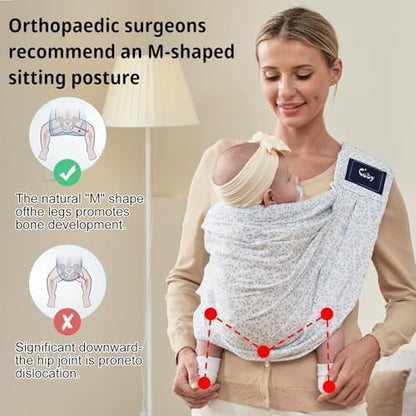 CUBY hip carry baby wraps sling for toddlers close up