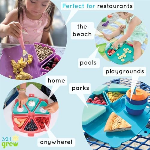 Premium food grade silicone travel snack mat demonstrating its flexible and durable design