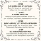 Lice Queen Squeaky and Cheeky pre-shampoo for scalp cleansing
