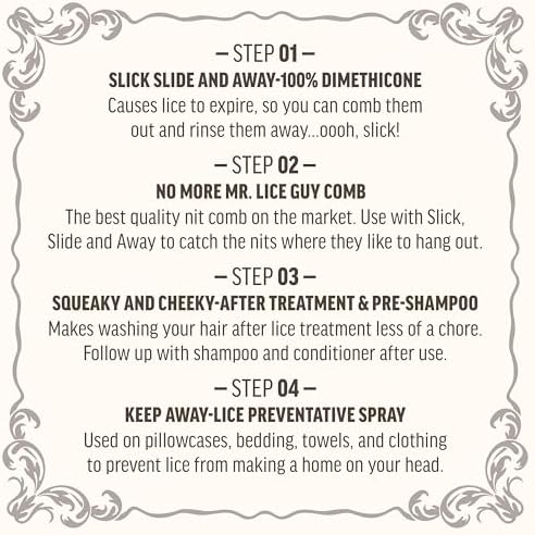 Lice Queen Squeaky and Cheeky pre-shampoo for scalp cleansing