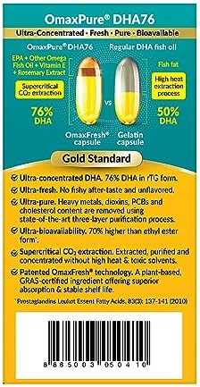 Supercritical CO2 extracted premium Omega 3 softgels box packaging
