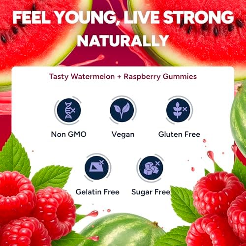 Purify Life 1500mg Resveratrol gummy supplement bottle label