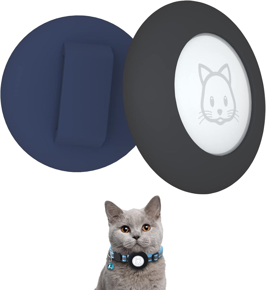 2022 Airtag Cat Collar Holder, Small AirTag Compatible Case - 2Pack Waterproof, Available in Pink&Purple - Image 11