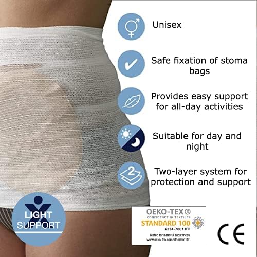Tytex StomaSafe Classic white medium three pack packaging details