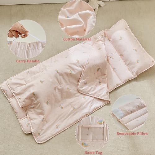 DuShow extra large toddler travel sleeping mat rolled up with handle
