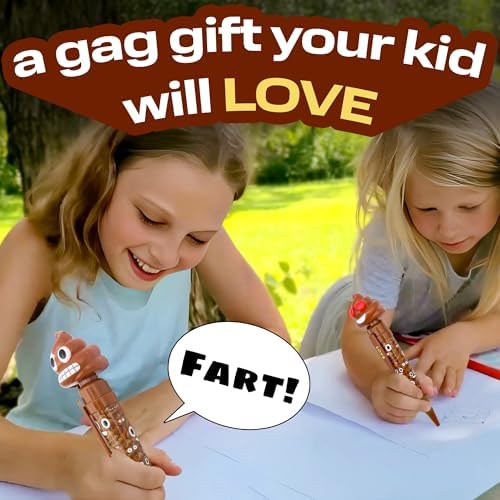 Kamhi World interactive farting pen being pressed to activate sound effects