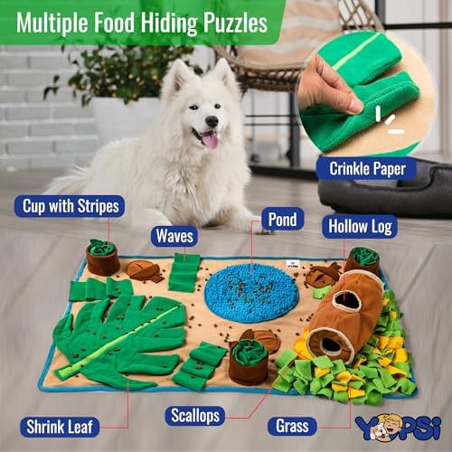 Yopsi foraging mat for dogs non-slip bottom