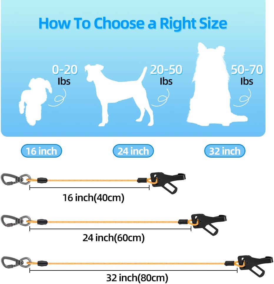 Using Miao Chuai dog car seat belt with vehicle latch system
