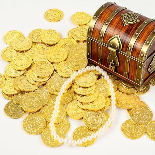REGUICORP gold treasure tokens inside their transparent carrying case