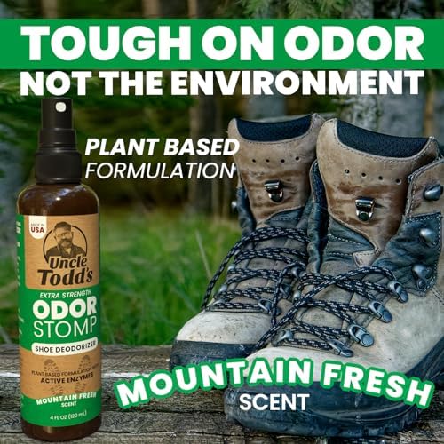 Plant-based shoe deodorizer for sneakers and leather boots