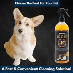 Easy application waterless shampoo for stress free bathing