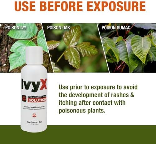 Back label of CoreTex Ivy X Combo Kit showing product directions and safety warning details.