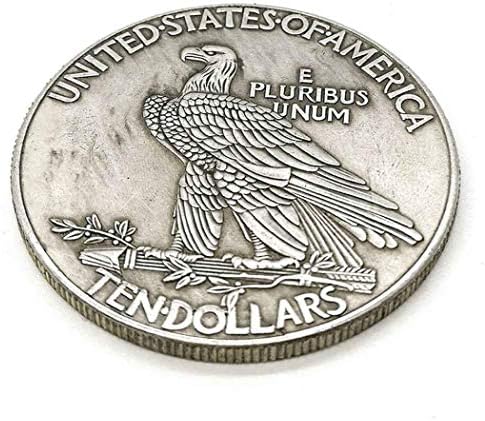 YukaBa vintage style ten dollar coin replica displaying the historical eagle design pattern.