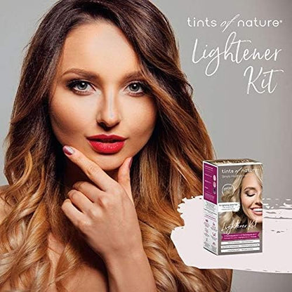 Tints of Nature vegan hair lightener kit components
