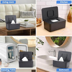 Open Lijroavy baby wipes holder showing interior capacity