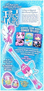 Child playing with Of Dragons, Fairies, and Wizards magic wand