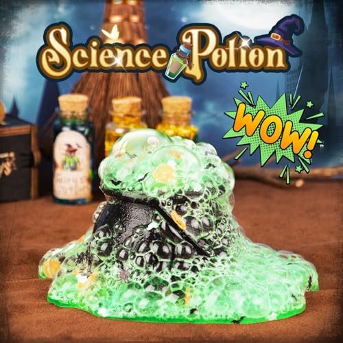 Children performing STEM magic experiments with Alritz potion kit