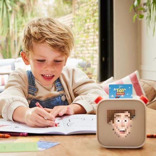 Screen free audio story card for toddlers featuring Mighty Pups design packaging