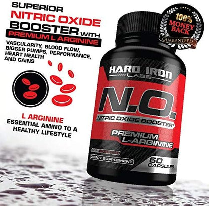 Hard Iron Labs Nitric Oxide Booster branding and logo