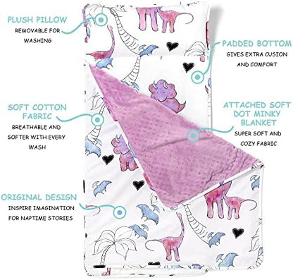 JumpOff Jo Nap Mat rolled up for travel