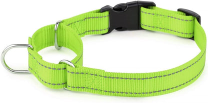 PLUTUS PET Reflective Martingale Collar with Quick Snap Buckle,No Pull Dog Choker Collar for Small Medium Large Dogs,M,Hot Pink - Image 14