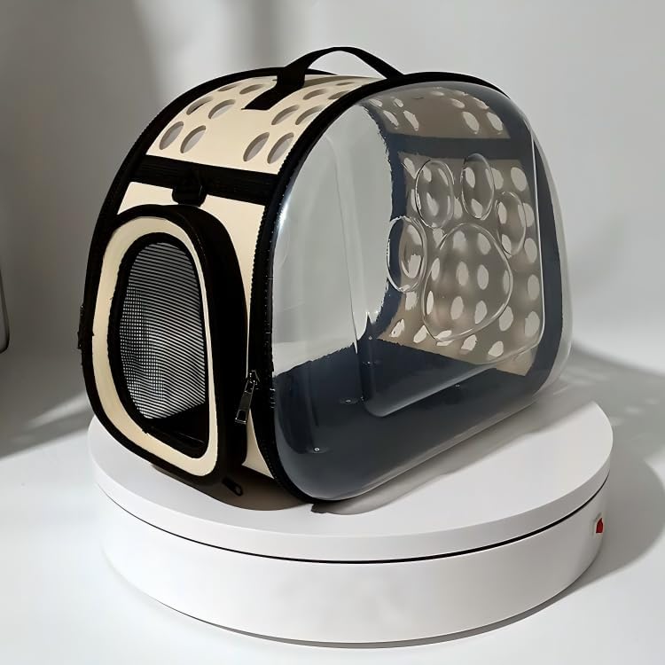 Eprolo transparent bubble cat carrier front view