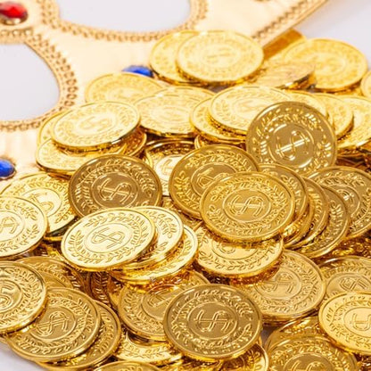 Vonokee party favor tokens next to a ruler showing the 1.38 inch dimension