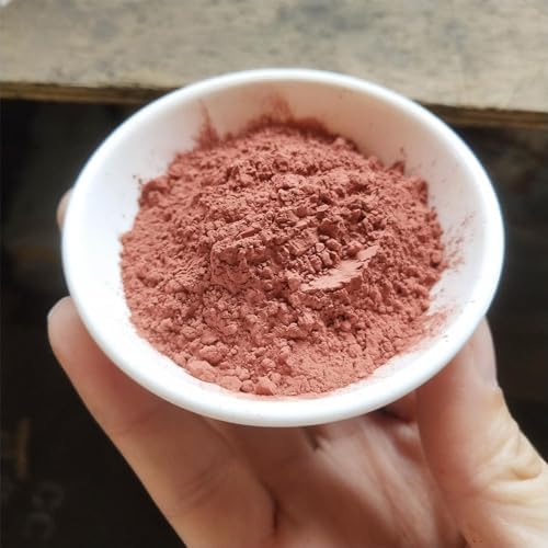 Close up of 99.95 percent pure copper metallurgical powder showing its fine texture.