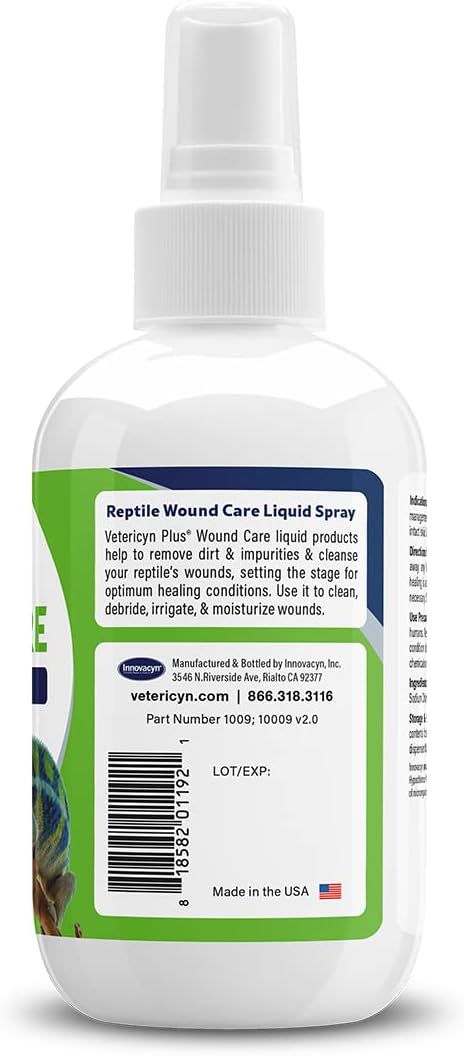 Vetericyn Plus 3 fluid ounce bottle for reptile skin care