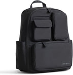 Itzy Ritzy Belong Utility Diaper Bag Backpack front view in black