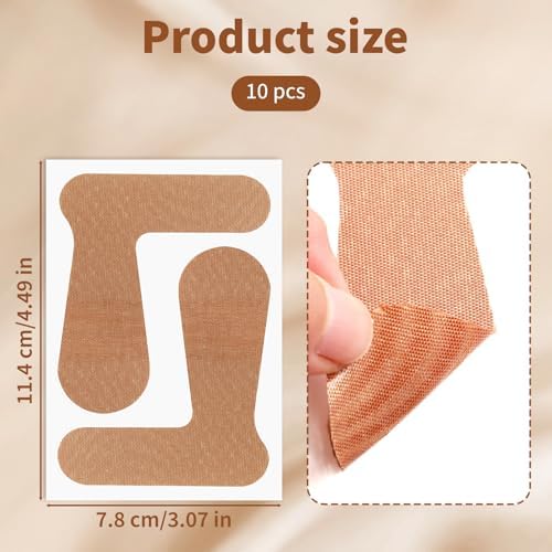 Self adhesive elastic thumb brace applied on a hand for tendonitis support