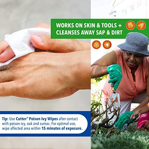 Dermatologist tested poison oak and sumac relief wipes package details