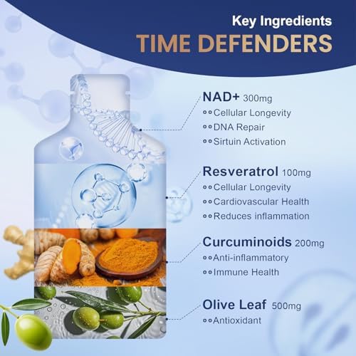 Megneta Liposomal NAD Plus Supplement individual liquid pouches box layout