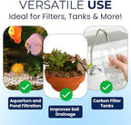 Water conditioner and carbon filter support media container