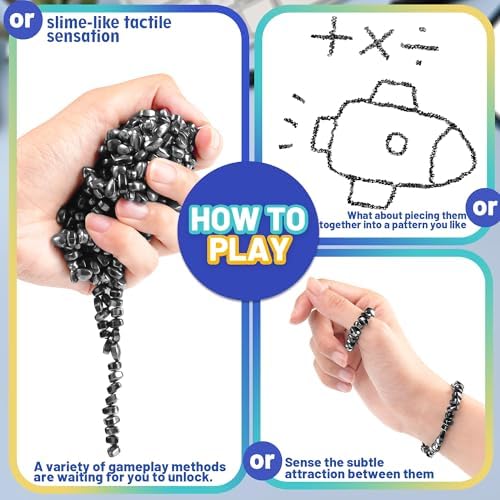 Easter Basket Stuffer for Teens Boy 300pc Fidget Toy Cool Gadget for Teen Girl Office Desk Stuff for Adult Men ADHD Tools Sensory Autism Stress Anxiety Putty Fidgets Beads Balls Stones - Image 4