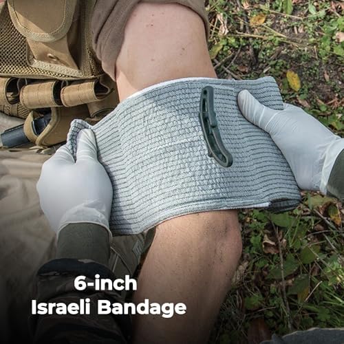Qirexynor medical kit attached to a tactical backpack using Molle straps.