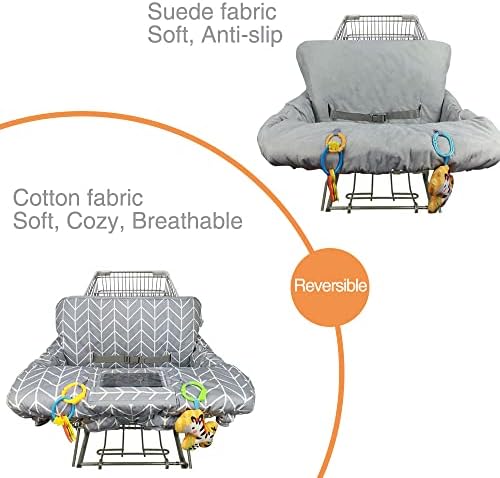 ICOPUCA padded trolley seat cover folded into its compact self contained carry bag