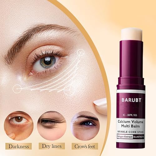 Korean Collagen Moisturizing Stick highlighting its anti-aging benefits for eyes and neck.