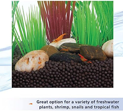 Aqueon substrate granules texture and size detail