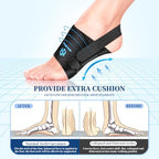 Healrecux arch support pair being adjusted for high arch relief.