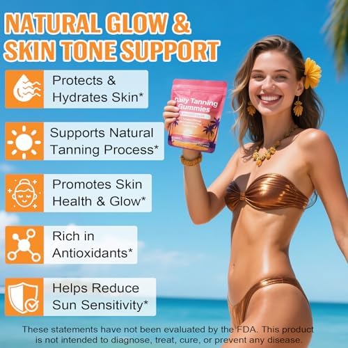 Valleylux watermelon flavored tanning supplements for natural bronze complexion