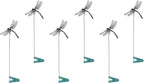 Sntxmy 6 pack dragonfly hat clip front view showing realistic 3D insect design
