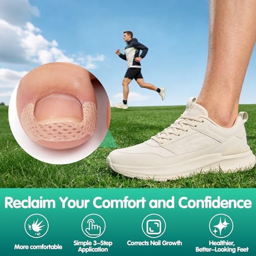 Premium quality elastic adhesive strips for thick nail correction and daily foot care maintenance.