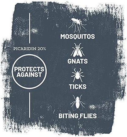 Back label view of Ranger Ready Scent Zero repellent highlighting directions and active ingredients.
