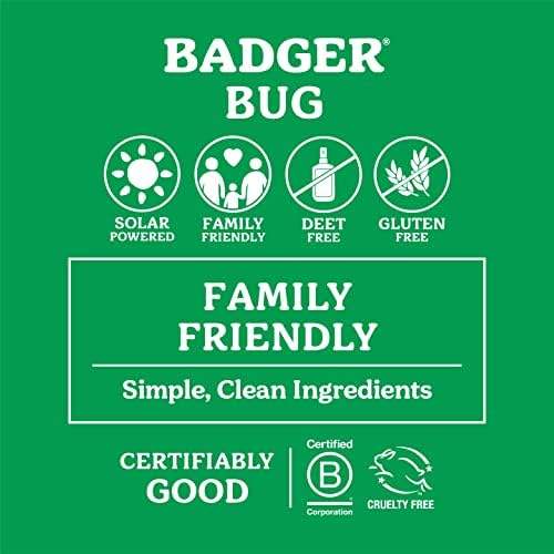 Compact travel size natural bug repellent balm for easy outdoor application